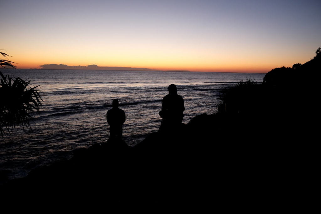 Long caption: Burleigh Heads